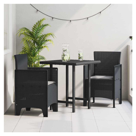 vidaXL Zahradní křeslo 2 pcs Antracit 53 x 49 x 85 cm Polypropylen