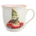 Altom Porcelánový hrnek Christmas car, 630 ml, červená