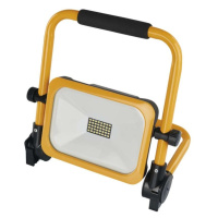 LED reflektor ACCO nabíjecí, přenosný, 20 W, žlutý, studená bílá