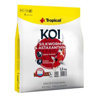 Tropical KOI SILKWORM&ASTAXANTHIN PELLET SIZE L 5l/1,5kg plovoucí krmivo pro jezírkové