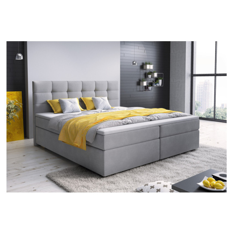 Expedo Čalouněná postel boxspring GLOSE, 160x200, cosmic 160 + vrchní matrace