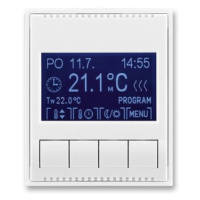 ABB Element,Time termostat pokojový bílá/bílá 3292E-A10301 03 programovatelný