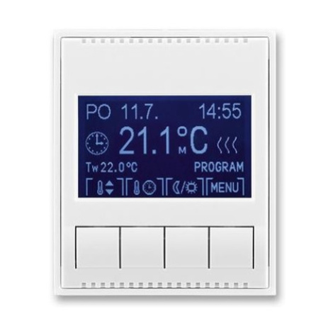 ABB Element,Time termostat pokojový bílá/bílá 3292E-A10301 03 programovatelný