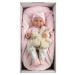 Llorens 73808 NEW BORN HOLČIČKA - realistická panenka miminko s celovinylovým tělem  40 cm