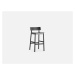 Barová židle "Pause 2.0", 65 cm, 2 varianty - Woud Varianta: jasan, černá barva