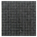 Skleněná mozaika Mosavit Mikros negro 30x30 cm mat MIKROSFE