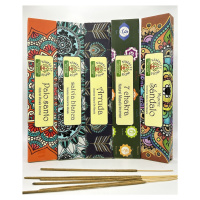 Sada 5 balení vonných tyčinek Namaste India Traditional Incense