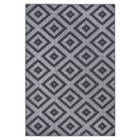 NORTHRUGS - Hanse Home koberce Kusový koberec Twin-Wendeteppiche 105461 Night Silver – na ven i 