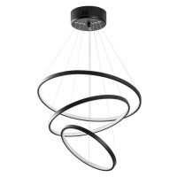 Černé LED závěsné svítidlo ø 50 cm Simit – Opviq lights