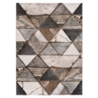 Hnědý koberec Universal Istanbul Triangle, 160 x 230 cm