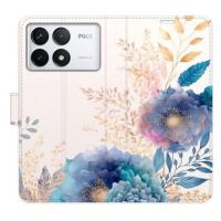 iSaprio Flip pouzdro Ornamental Flowers 03 pro Poco F6 Pro