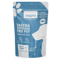 Yoggies Vařená potrava pro psy – losos a bílá ryba s chia semínky Velikost: 650g