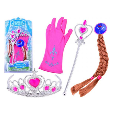 Kouzelná souprava malé princezny s copem - růžová Toys Group