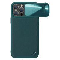 Nillkin CamShield Leather S Case Pouzdro na iPhone 14 Pro Max s krytem fotoaparátu zelené