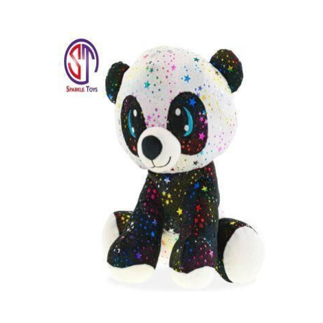 Panda Star Sparkle plyšová 35cm sedící Mikro Trading