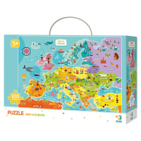 Puzzle Mapa Evropy 100 dílků