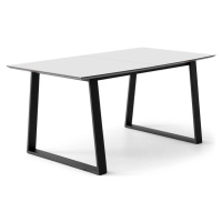 Bílý rozkládací jídelní stůl s bílou deskou 90x165 cm Meza – Hammel Furniture