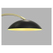 WOFI Stolní lampa Roscoff 1x 10,5W LED 1100lm 3000K černá + zlatá 8001-104
