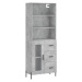 vidaXL Skříň highboard betonově šedá 69,5x34x180 cm kompozitní dřevo