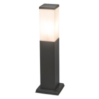 Moderní venkovní lampa tmavě šedá 45 cm IP44 - Malios