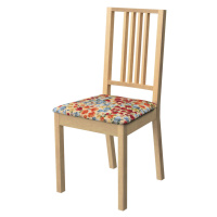 Dekoria Potah na sedák židle Börje, červeno-modrá, potah sedák židle Börje, Intenso Premium, 144