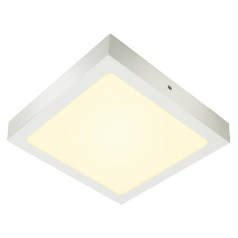 SLV BIG WHITE SENSER 24 Indoor, stropní LED svítidlo hranaté, bílé, 3000K 1003019