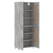 vidaXL Skříň highboard betonově šedá 69,5x34x180 cm kompozitní dřevo