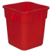 Rubbermaid Univerzální kontejner BRUTE®, kostka, objem 106 l, červená