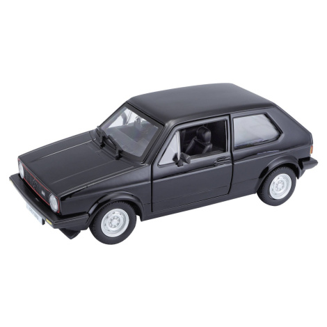 Bburago vw golf 1 gti černý 1:24