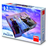 FROZEN II 12 Dřevěné kostky