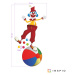 Dětské samolepky na zeď - Šťastný klaun
