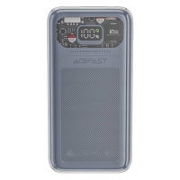 Acefast powerbanka 10000mAh Sparkling Series rychlonabíjení 30W šedá