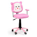HALMAR Dětská židle Kami růžová