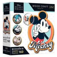 Trefl Wood Craft Origin puzzle Mickey Mouse Retro 160 dílků