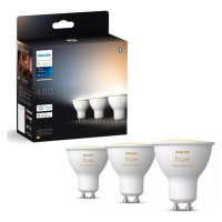 Philips SADA 3x LED Stmívatelná žárovka Philips Hue WHITE AMB. GU10/4,2W/230V 2200-6500K