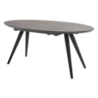 Jídelní stůl Connor rozkládací 200-245x76x100 cm (černá)