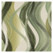 Forbyt, Závěs dekorační nebo látka, OXY Vlny, zelený, 150 cm