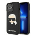 Karl Lagerfeld KLHCP13LKH3DBK hard silikonové pouzdro iPhone 13 / 13 Pro 6.1" black 3D Rubber Ka