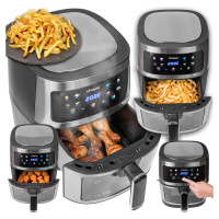 Fritéza Bez Tuku Air Fryer Linbox Inox Černá Polské Menu