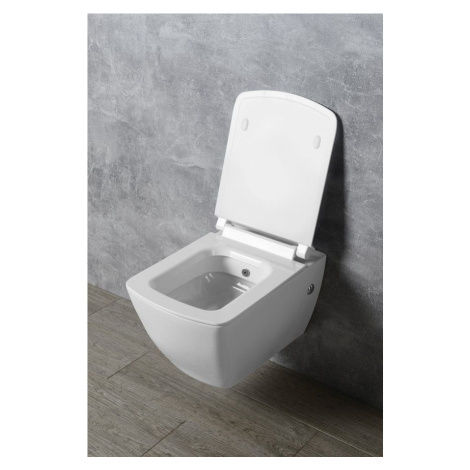 ISVEA PURITY WC sedátko, SLIM, Soft Close, bílá 40S80200I