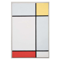 Obrazová reprodukce Composition with Yellow and Red, 1927, Mondrian, Piet, 26.7x40 cm