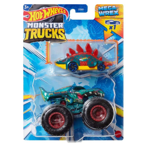 Hot wheels® monster trucks s angličákem mega-wrex, mattel hwn43