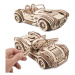Ugears 3D dřevěné mechanické puzzle Driftující závoďák Cobra