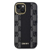 DKNY PU Leather Checkered Pattern Magsafe Zadní Kryt pro iPhone 15 Black