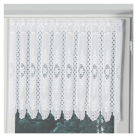 Dekorační metrážová vitrážová záclona IRENA bílá výška 60 cm MyBestHome Cena záclony je uvedena 