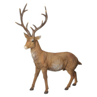 Dekoria Figurka Deer 56x20x69 cm brown, 56x20x69 cm