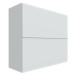 ArtExt Kuchyňská skříňka horní BONN | W8B 80 Aventos Barva korpusu: Bílá