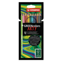 Stabilo Pastelky GREENColors ARTY 12 barev