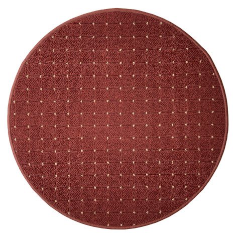 Condor Carpets Kusový koberec Udinese terra kruh - 160x160 (průměr) kruh cm