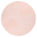 Obsession koberce AKCE: 80x80 (průměr) kruh cm Kusový koberec Cha Cha 535 powder pink kruh - 80x